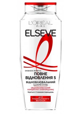 Шампунь L'oreal Paris Elseve Повний Відновлення-5 для ослаблених або пошкоджених волосся, 400 мл